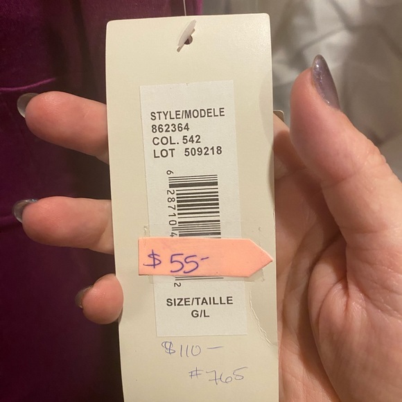 Fuchsia Jersey day dress - Picture 4 of 4